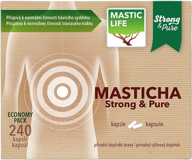 Masticlife Čistý prášek z chioské Mastichy 240 kapslí
