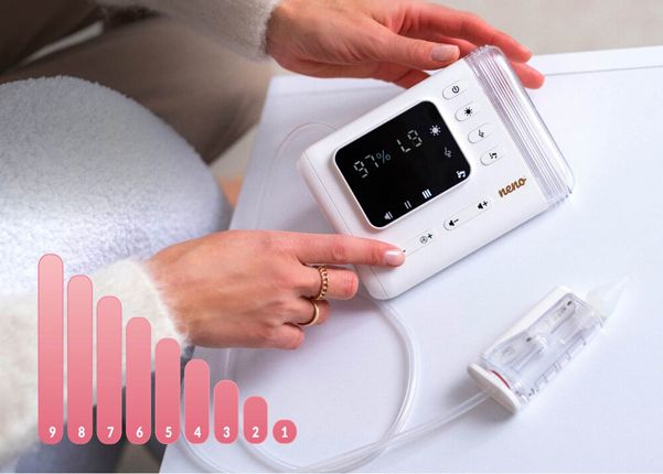 Neno Odsávačka nosních hlenů Nariz bezdrátový s Active AirFlow, UV sterilizací, LED světlem
