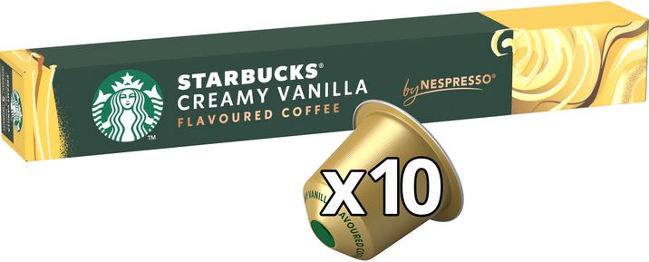 Nestlé Starbucks® by Nespresso® Creamy Vanilla Flavoured Coffee, kávové kapsle 10 ks