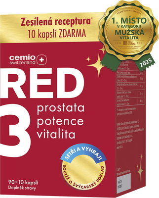 Cemio Red3 100 kapslí
