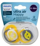Philips Avent Šidítko Ultra air neutral 6-18m citrus 2 ks