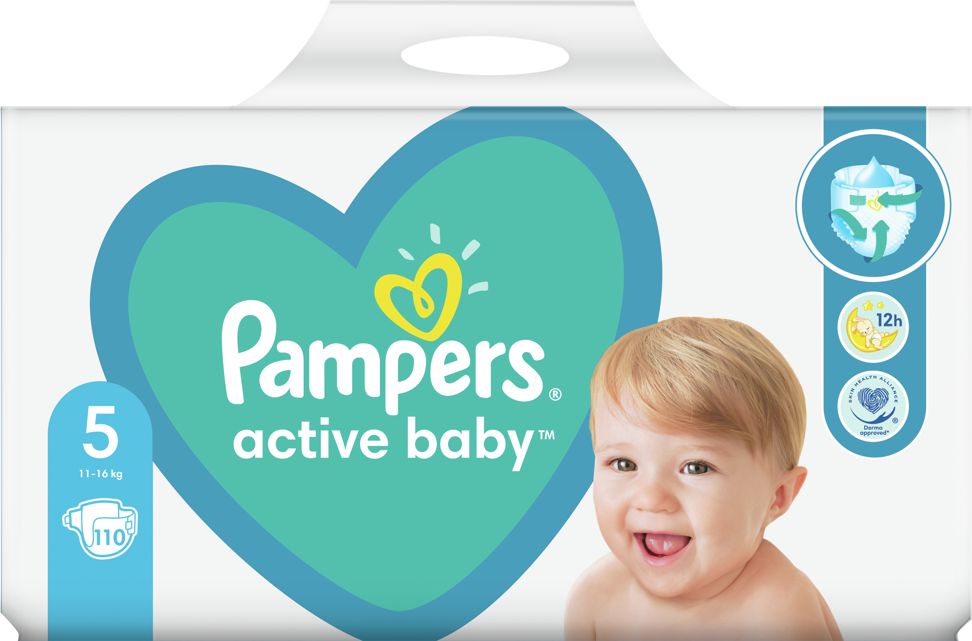 Pampers Active Baby nadrágpelenka 5, 11kg-16kg, 110 db