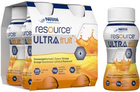 Resource Ultra Fruit Pomeranč příchuť .por.sol. 4 x 200 ml