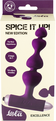 Lola Games Vibrační anální kolík Spice It Up New Edition Excellence Ultraviolet