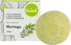 Kvitok Tuhý šampon s kondicionérem proti lupům Moringa XXL 50 g