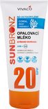 Vivaco Opalovací mléko bez octocrylenu SPF 20 coral friendly 200 ml