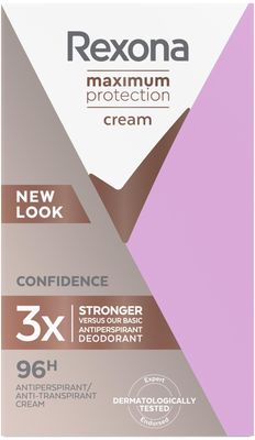 Rexona Maximum Protection Confidence Tuhý krémový antiperspirant 45 ml
