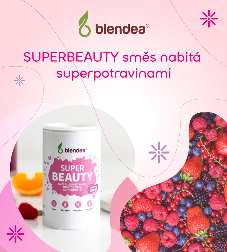  Blendea, SUPERBEAUTY BIO Rostlinná směs superpotravin a antioxidantů, lesní plody