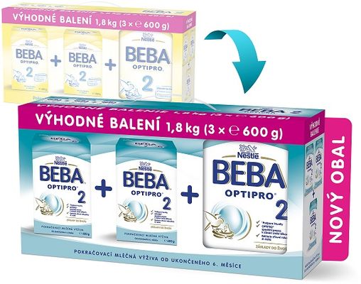 Beba 2 Optipro 3 x 600 g