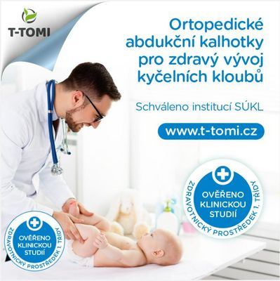 T-Tomi Ortopedické abdukční kalhotky - patentky, roses 5-9kg
