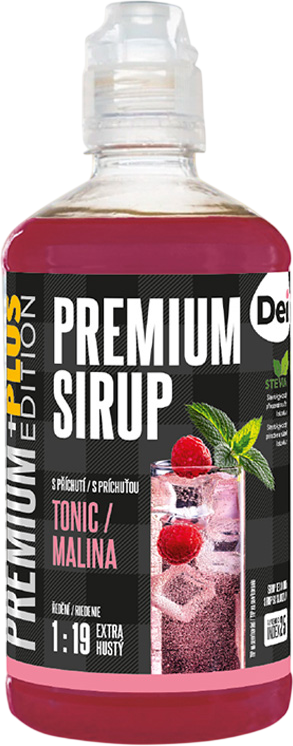 DEI Premium Plus Sirup tonic malina 485 ml
