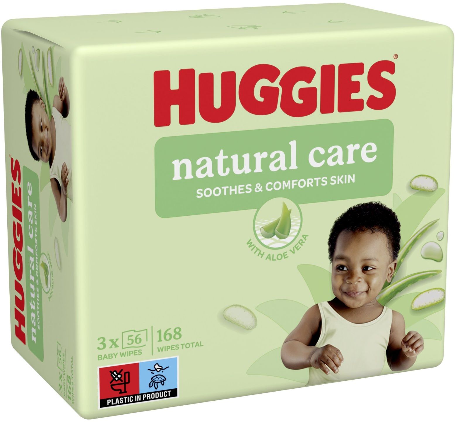 Huggies® Natural Care Triplo 3 x 56 ks