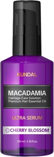 Kundal Macadamia Hair serum - regenerační vlasové sérum s višní 100 ml