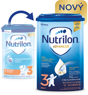 Nutrilon Advanced 3 batolecí mléka 6 x 800 g