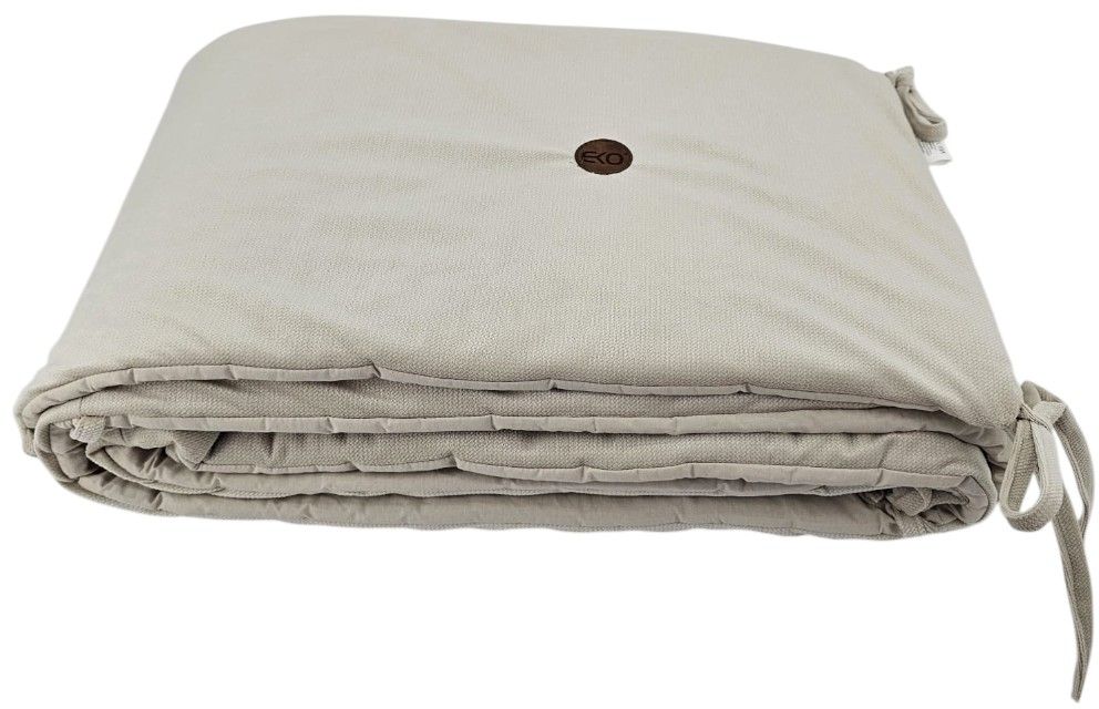 Eko Mantinel do postýlky bavlněný Velvet Light Beige 180 cm