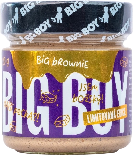 Big Boy Big Brownie - Lískový krém s kešu a bílou čokoládou 220 g