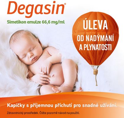 Degasin simetikon 66.6mg/ml emulze nadýmání 50 ml