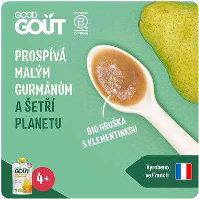 Good Goût BIO Hruška s klementinkou 120 g