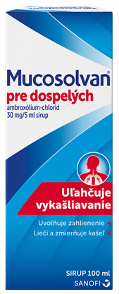 vlhký kašeľ, mucosolvan pre dospelých, obrana tela, uvoľňuje zahlienenie