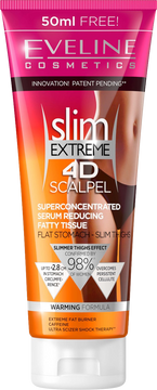 Eveline Slim Extreme 4D Scalpel - Superkoncentrované sérum redukující tukové tkáně 250 ml