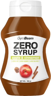 GymBeam ZERO SYRUP Apple & cinnamon 350 ml