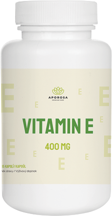 Aporosa Vitamín E 400 mg 90 kapslí