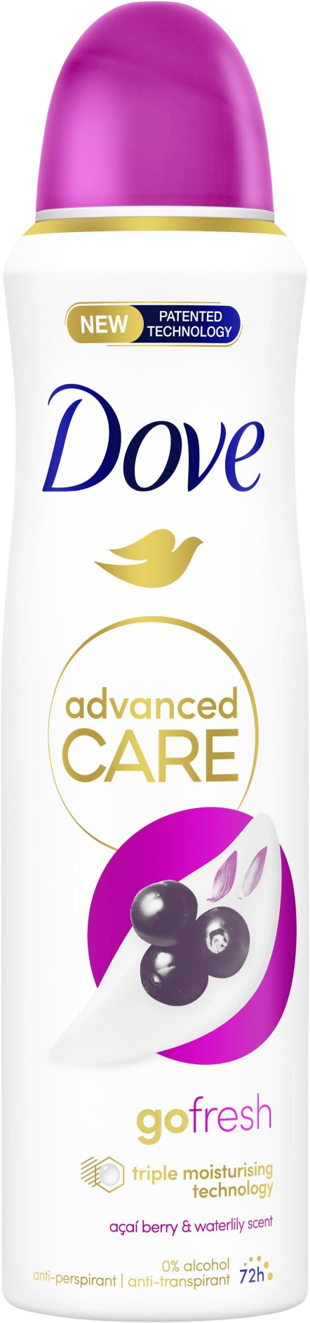 Dove Advanced care go fresh Acai antiperspirant sprej 150 ml