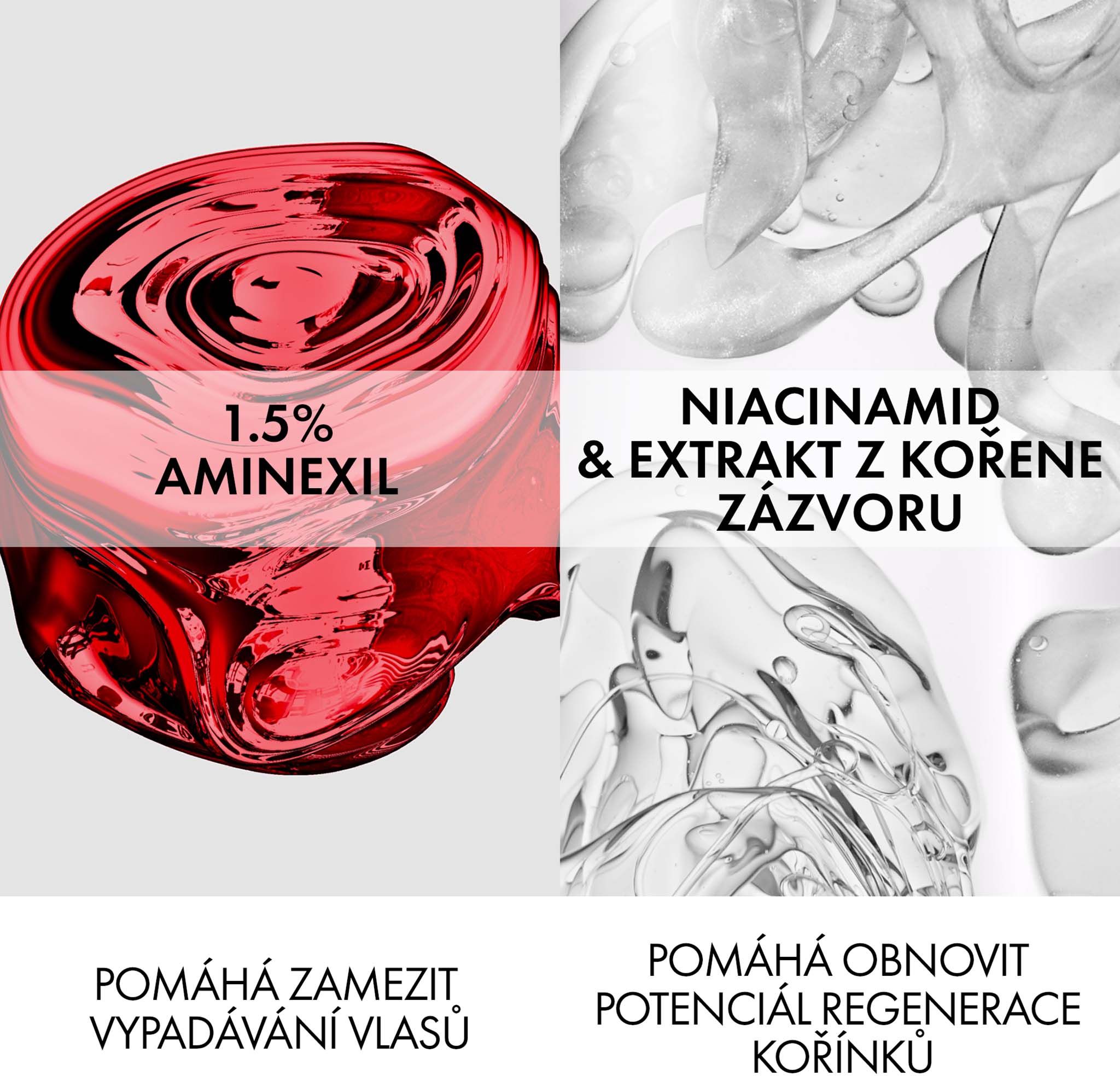 Vichy DERCOS Aminexil Clinical R.E.G.E.N. Booster sérum proti vypadávání vlasů 90 ml