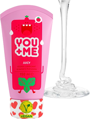 You Me Strawberry lubrikant se šťavnatým jahodovým aroma 150 ml