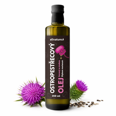 Allnature Ostropestřecový olej 250 ml