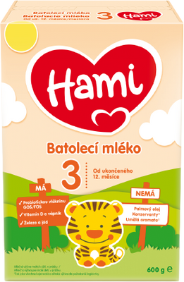 Hami 3 batolecí mléko 600 g