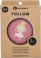 Petite&Mars Chrániče kolen elastické na lezení Follow Dusty Rose 2 ks