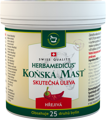 Herbamedicus Koňská mast hřejivá 500 ml