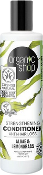 Organic Shop Posilující kondicionér proti vypadávání vlasů Řasy a citronová tráva 280 ml