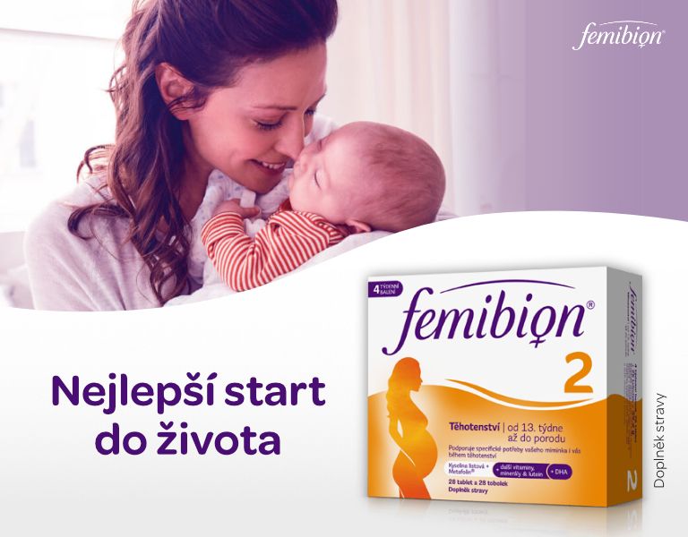 vitamíny pro těhotné femibion, Femibion 2 Těhotenství 28 tablet + 28 tobolek