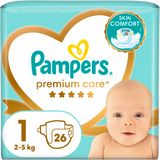 Pampers Premium Care Velikost 1, 26 ks