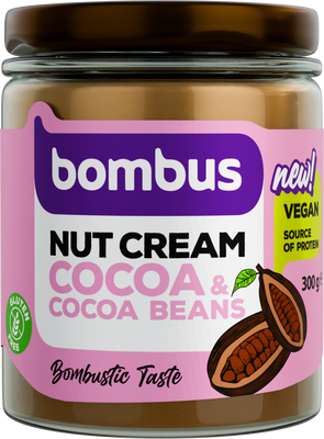 Bombus Nut cream – cocoa & cocoa beans 300 g