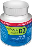 Colfarm ZENATTO vitamin D3 2000 I.U. 90 + 90 kapslí ZDARMA