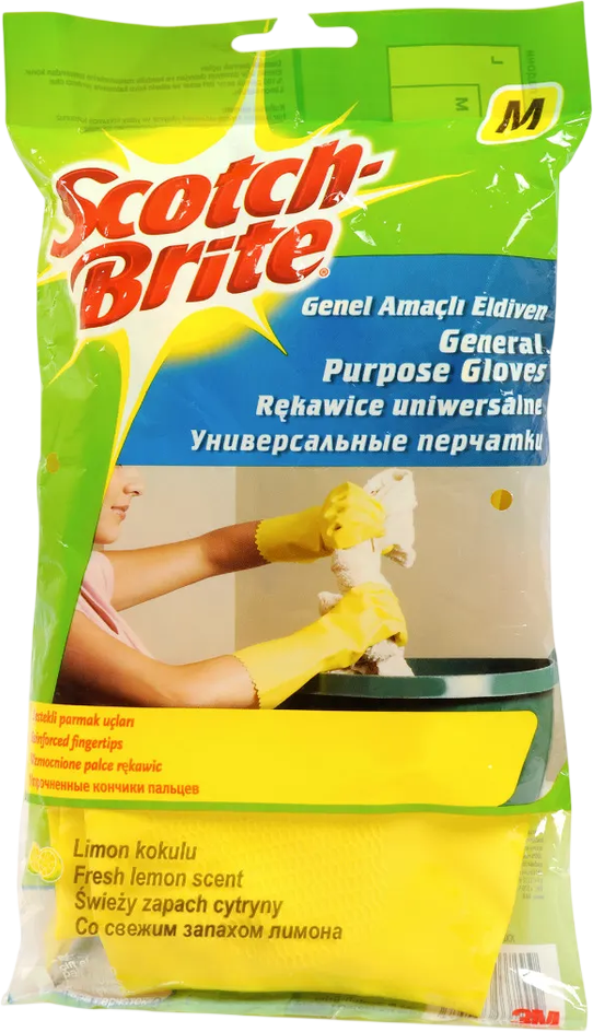 3M Scotch-Brite™ Univerzální rukavice, citronová vůně