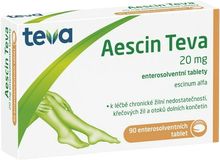 Aescin Teva 20 mg 90 tablet
