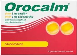 Orocalm citron 3 mg 20 pastilek