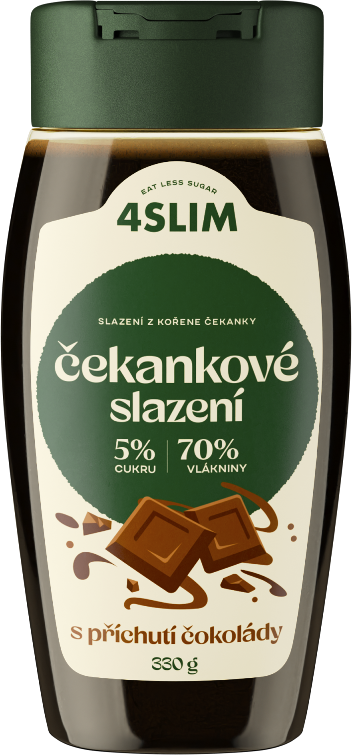 4Slim Čekankové slazení s příchutí čokolády 330 g