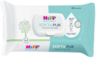 HiPP Babysanft Čistící vlhčené ubrousky Soft & Pur 48 ks