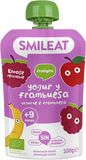 Smileat BIO kapsička řecký jogurt, jablko, banán, malina a rýže 9M+ 100 g