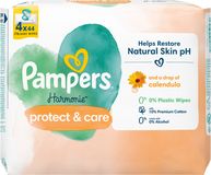 Pampers Harmonie Protect & Care Dětské Čisticí Ubrousky 4 x 44 ks