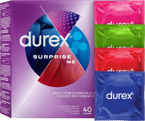 Durex Surprise Me kondomy 40 ks