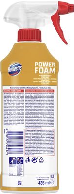 Domestos Power Foam Citrus Blast Pěnový čistič toalet a koupelen 435 ml
