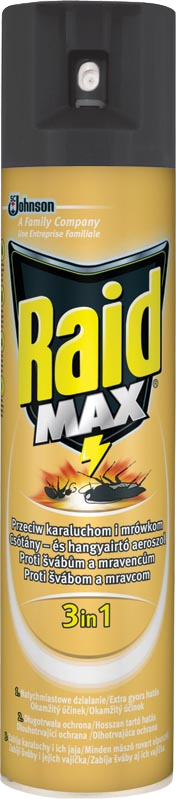 Raid MAX proti lezoucímu hmyzu 400 ml