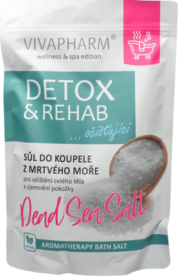 VivaPharm Sůl do koupele Detox and rehab 1000 g