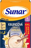 Sunar mléčná krupicová kaše na dobrou noc vanilková XXL 340 g
